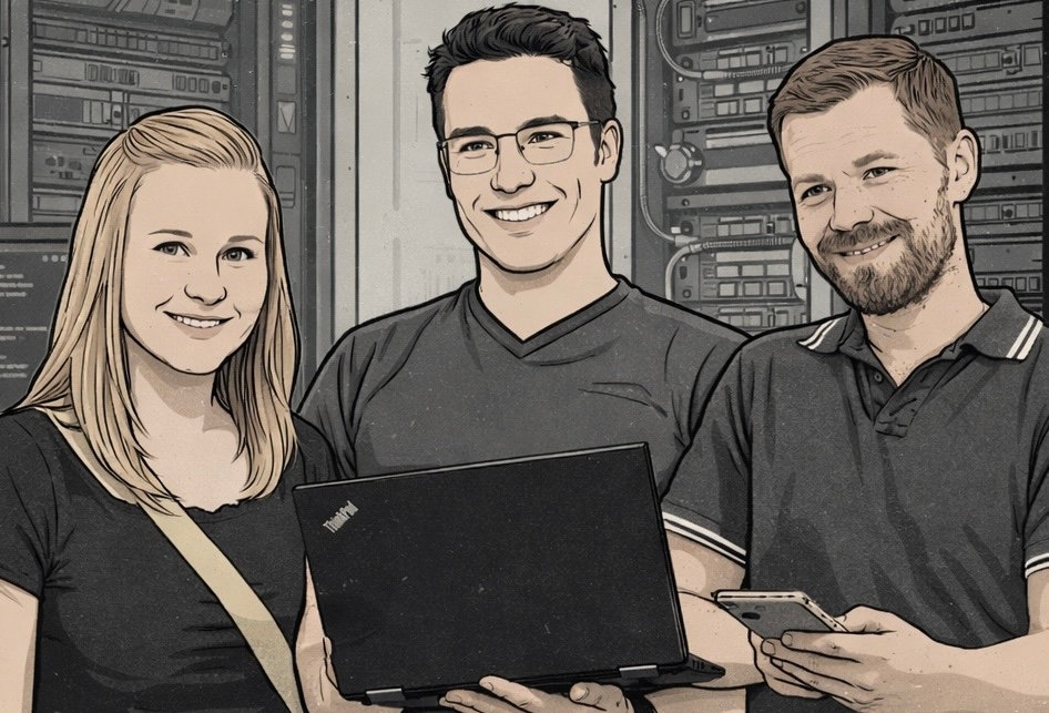 Lisa Stalhut, Jan Stalhut, Daniel Pietsch